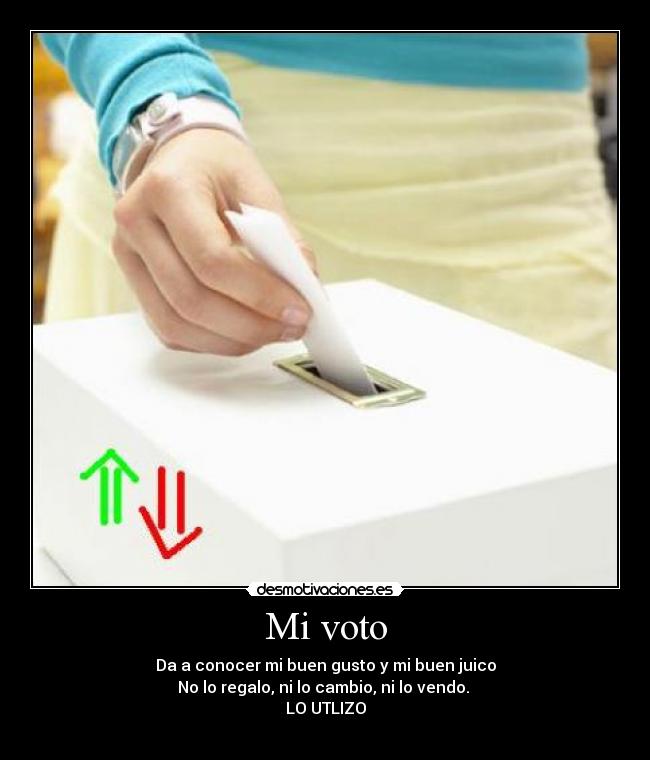 carteles voto desmotivaciones