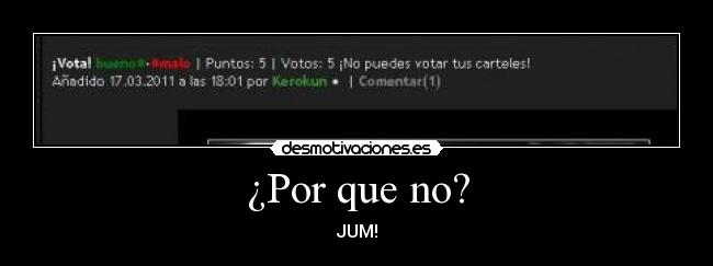 carteles votos desmotivaciones