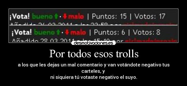 carteles troll desmotivaciones