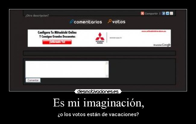 Es mi imaginación, - ¿o los votos están de vacaciones?
