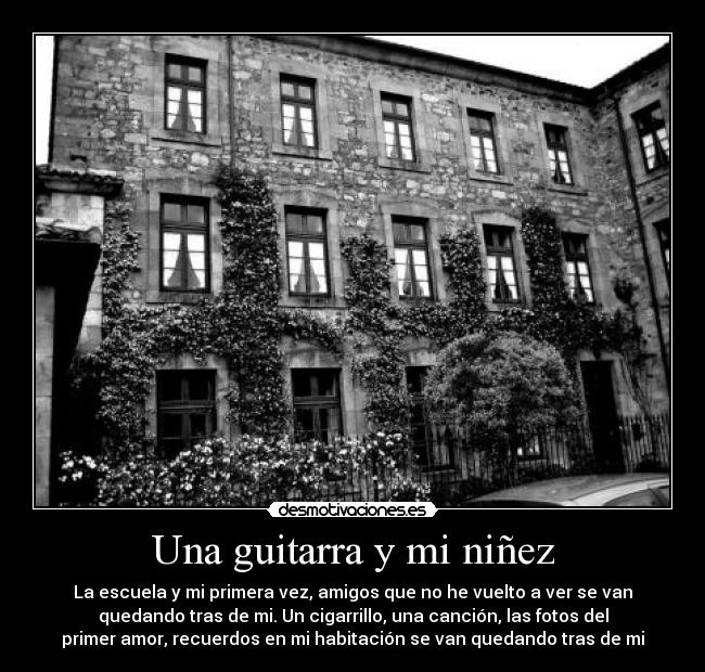 Una guitarra y mi niñez -