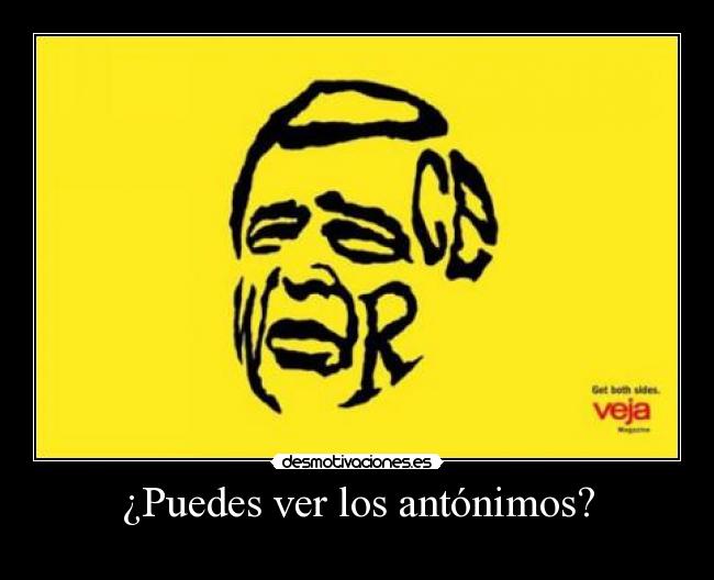 ¿Puedes ver los antónimos? - 