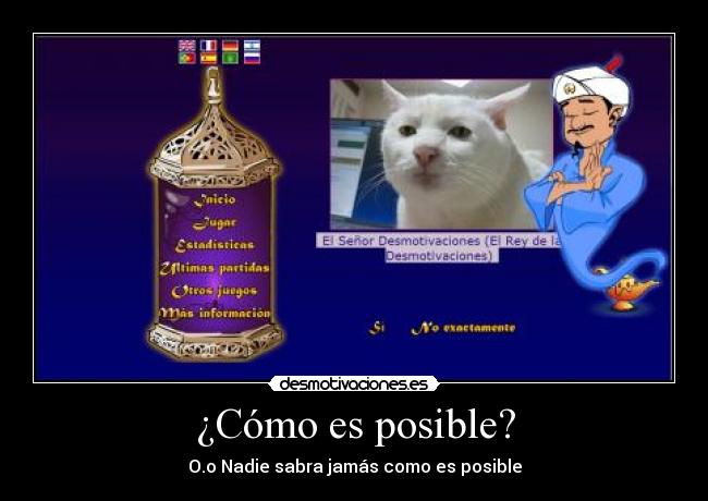 ¿Cómo es posible? - O.o Nadie sabra jamás como es posible