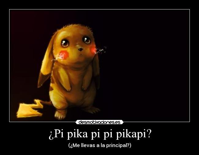 carteles pikachu pokemon principal peluche votar llegar principal pikapi raton desmotivaciones