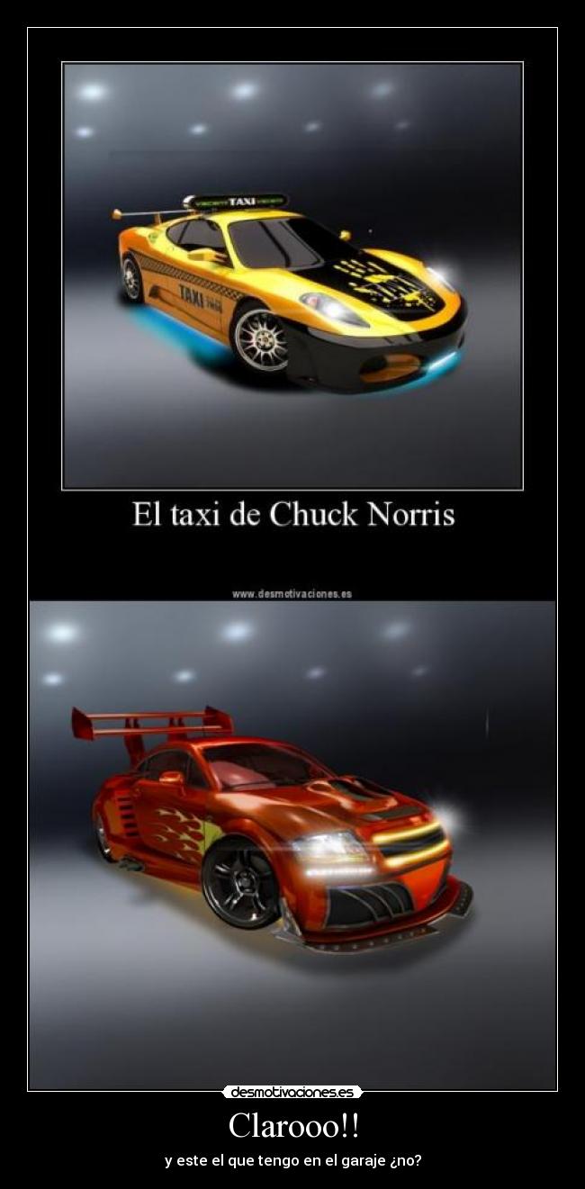 Clarooo!! - y este el que tengo en el garaje ¿no?