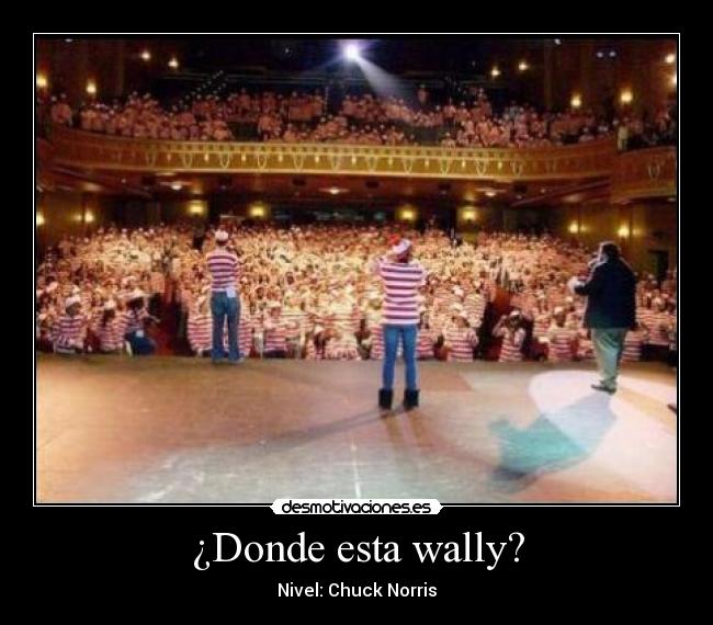 ¿Donde esta wally? -