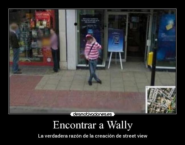 Encontrar a Wally - La verdadera razón de la creación de street view