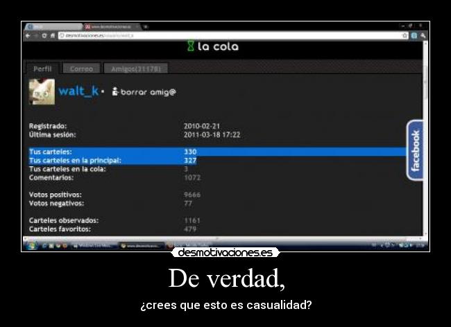 De verdad, - ¿crees que esto es casualidad?