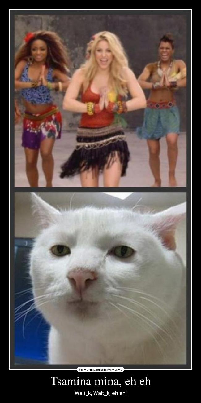 Tsamina mina, eh eh -