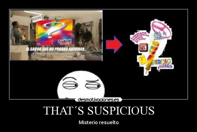 THAT´S SUSPICIOUS - Misterio resuelto