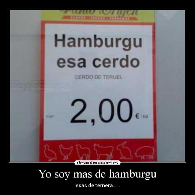 Yo soy mas de hamburgu - 