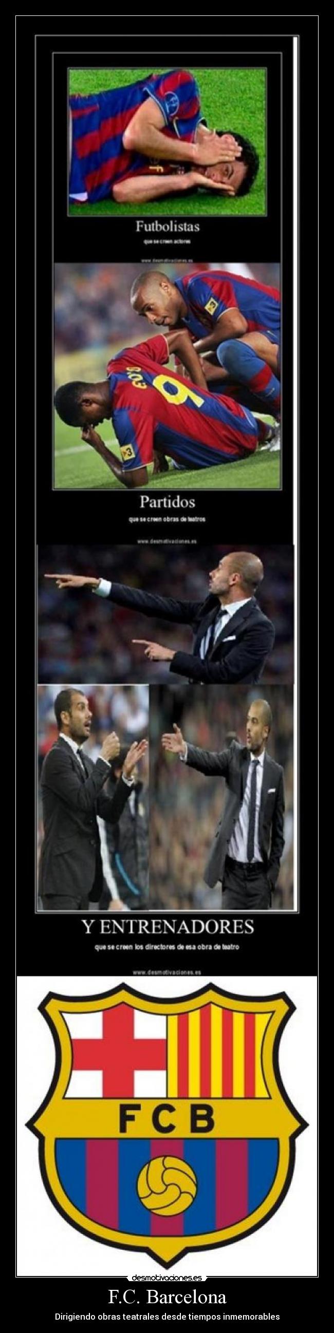 F.C. Barcelona - Dirigiendo obras teatrales desde tiempos inmemorables