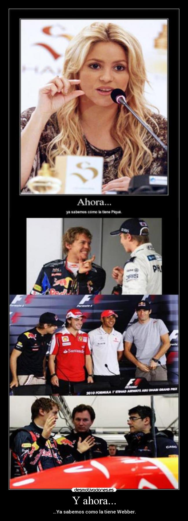 carteles webber vettel desmotivaciones