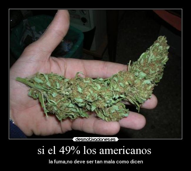 si el 49% los americanos -