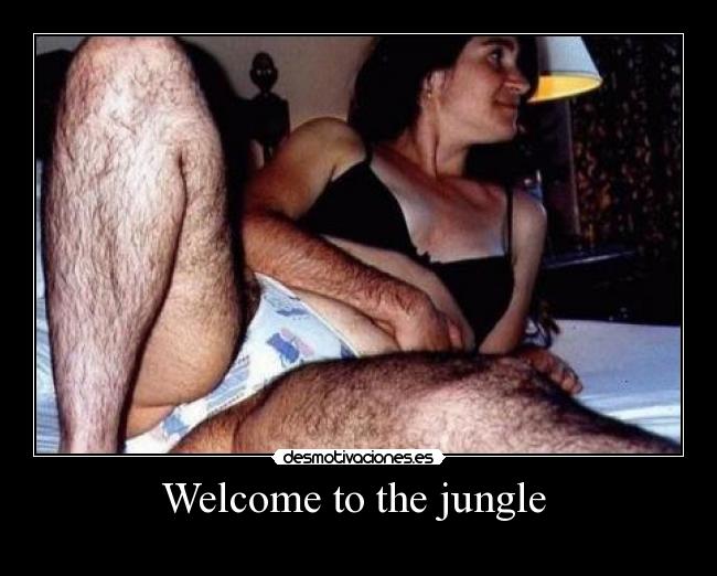 carteles welcome the jungle desmotivaciones