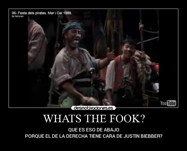 WHATS THE FOOK? -