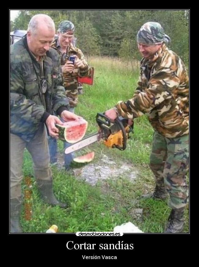 Cortar sandías - Versión Vasca