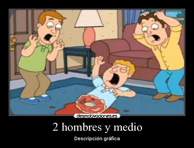 2 hombres y medio - Descripción gráfica