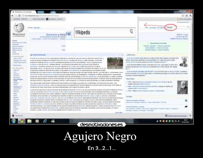Agujero Negro - En 3...2...1...