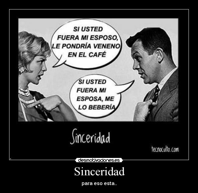 Sinceridad -