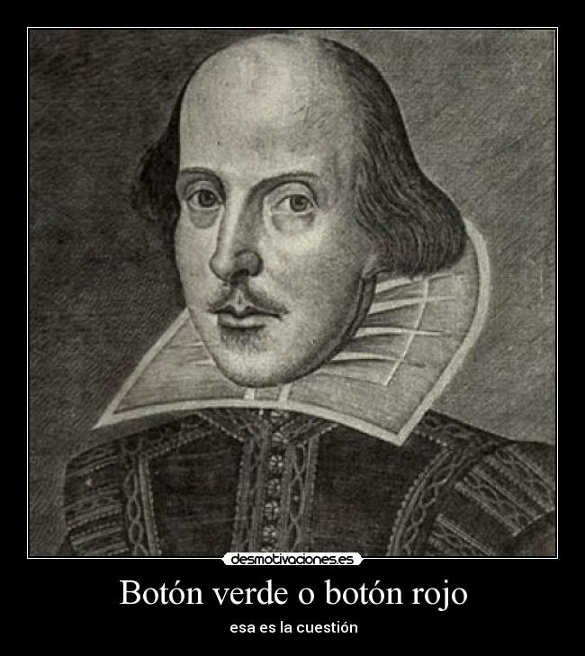 Botón verde o botón rojo - 