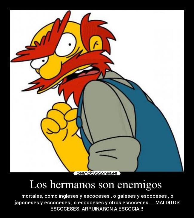 Los hermanos son enemigos -