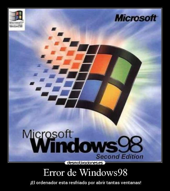 Error de Windows98 - 