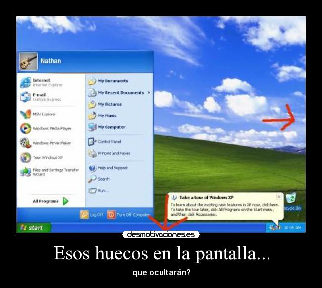 Esos huecos en la pantalla... - 