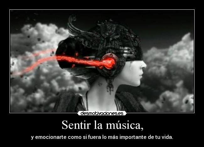 Sentir la música, -