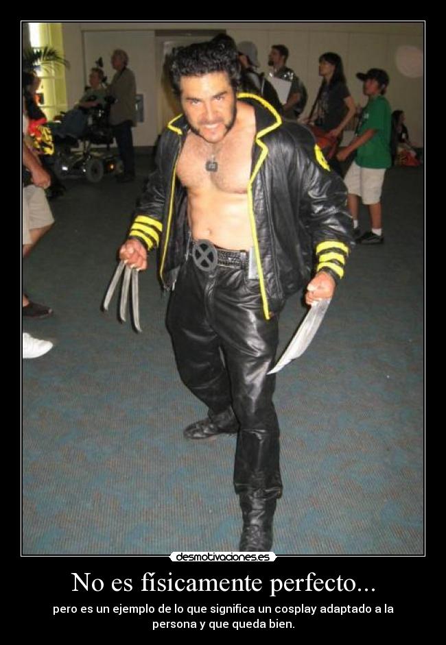 No es físicamente perfecto... -