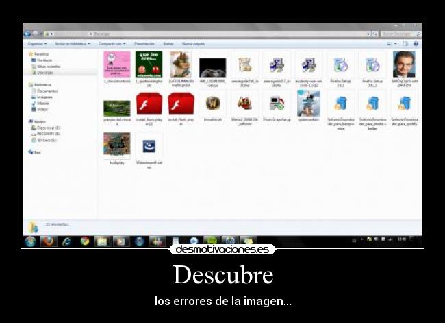 Descubre - los errores de la imagen...