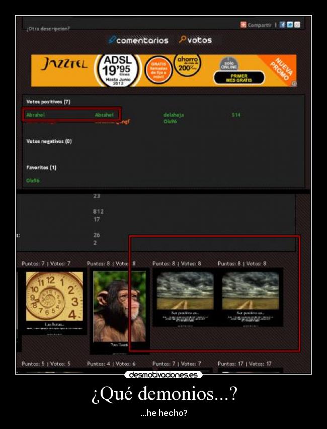 ¿Qué demonios...? -