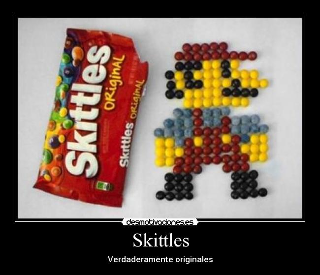 Skittles - Verdaderamente originales