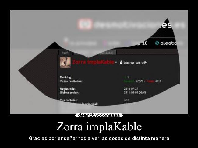 carteles zorra desmotivaciones