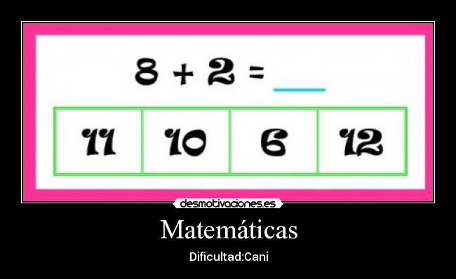 Matemáticas -