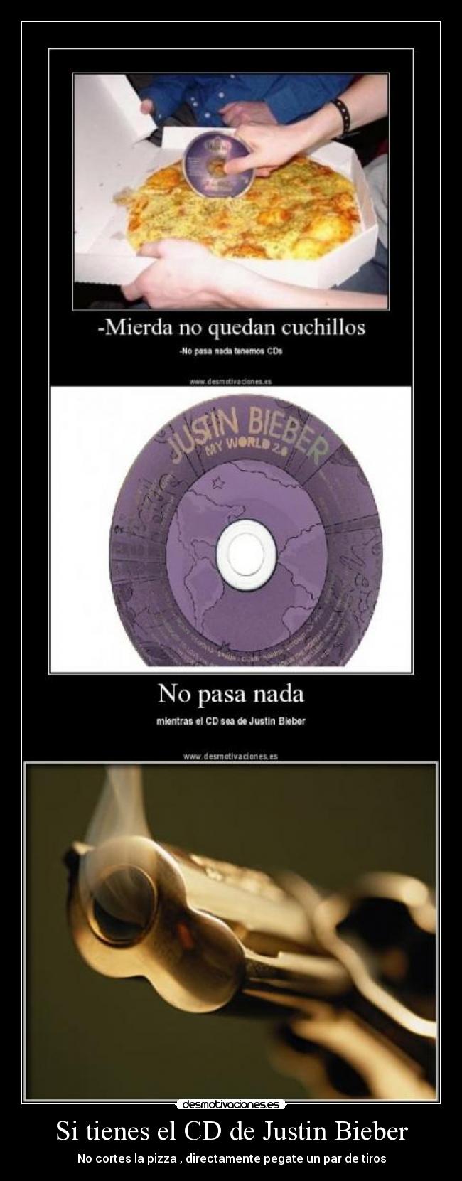 Si tienes el CD de Justin Bieber - 