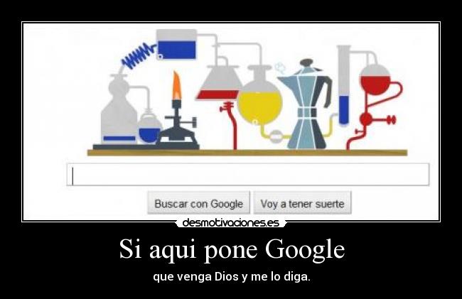 Si aqui pone Google - 