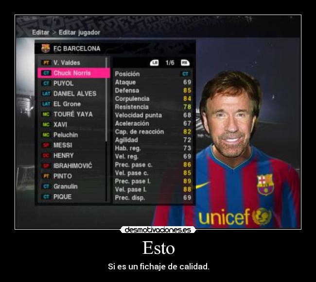 Esto - Si es un fichaje de calidad.