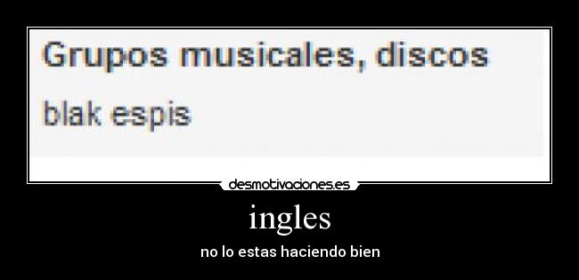 ingles -