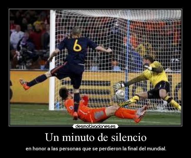 Un minuto de silencio -