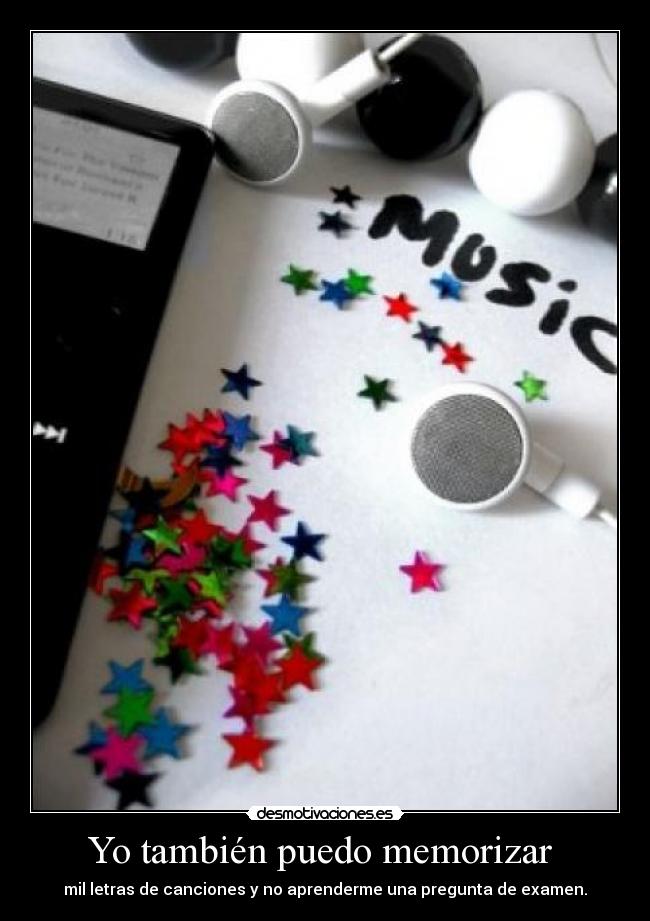Yo también puedo memorizar  - 