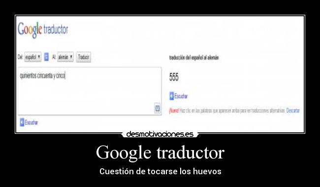 Google traductor - 