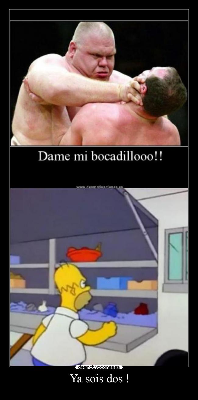 carteles homer simspon bocadilloquiero bocadillo desmotivaciones