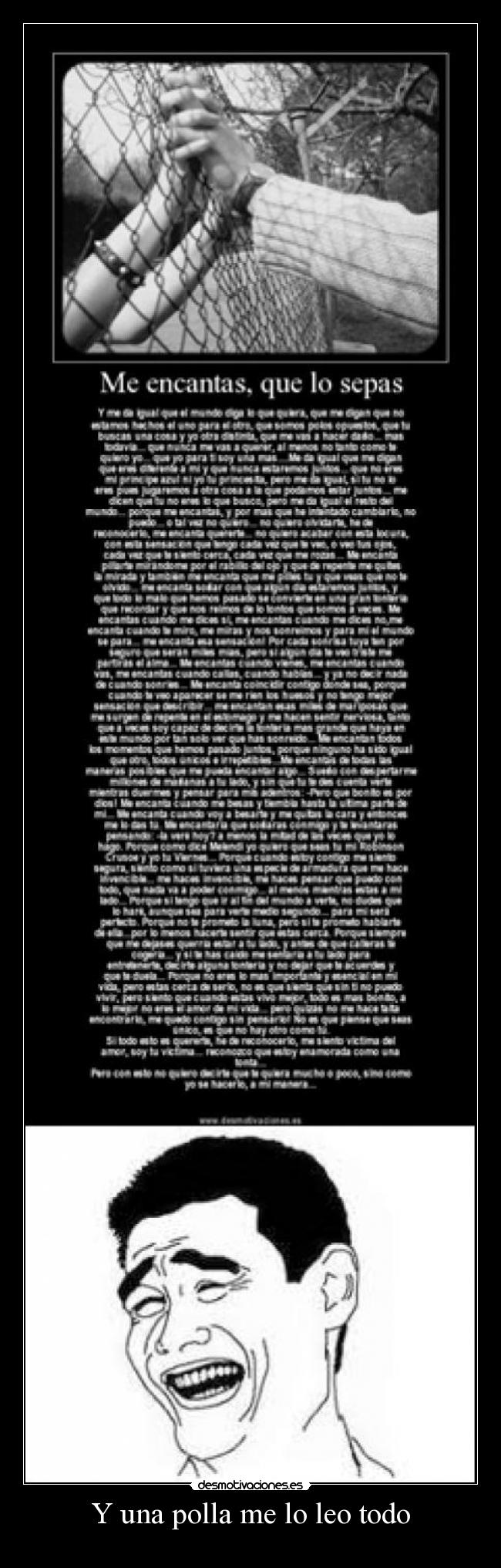 Y una polla me lo leo todo -