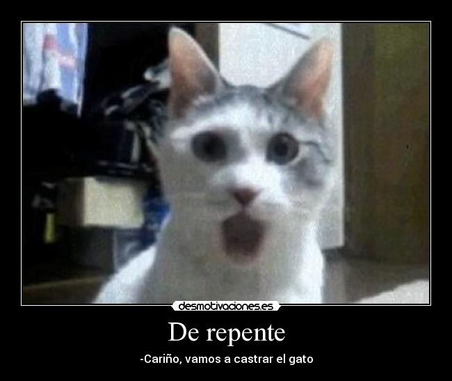 De repente -