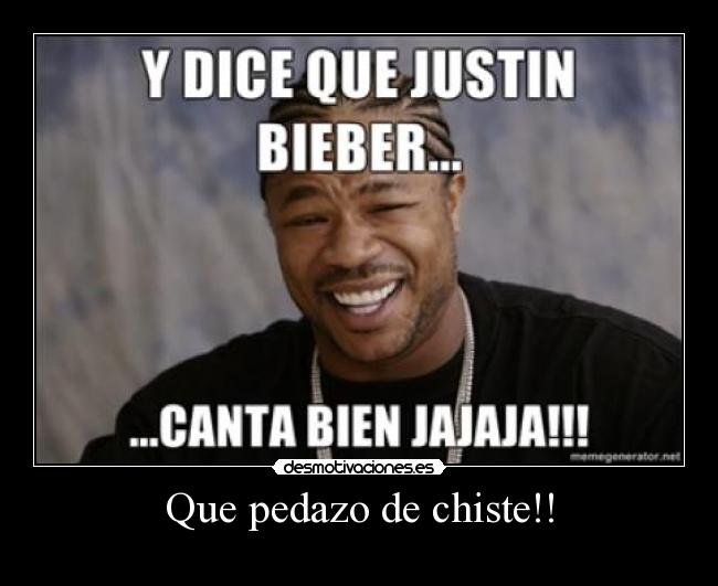 Que pedazo de chiste!! -