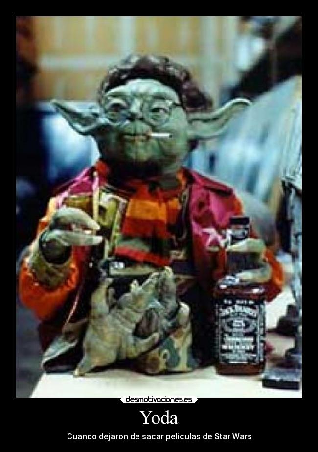 Yoda - Cuando dejaron de sacar peliculas de Star Wars