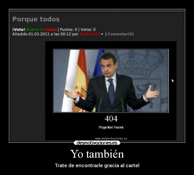 Yo también -