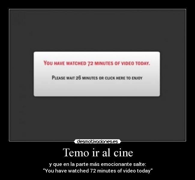 carteles cine cine desmotivaciones