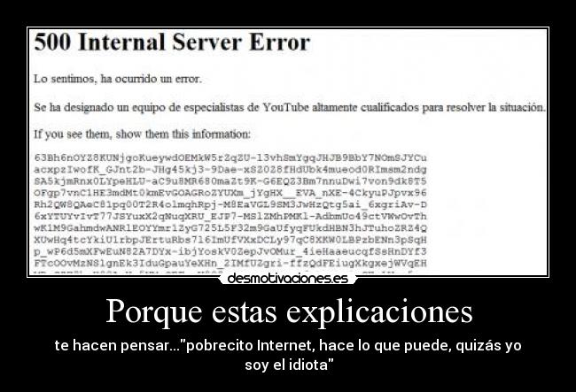 carteles internet youtube tierno idiota desmotivaciones